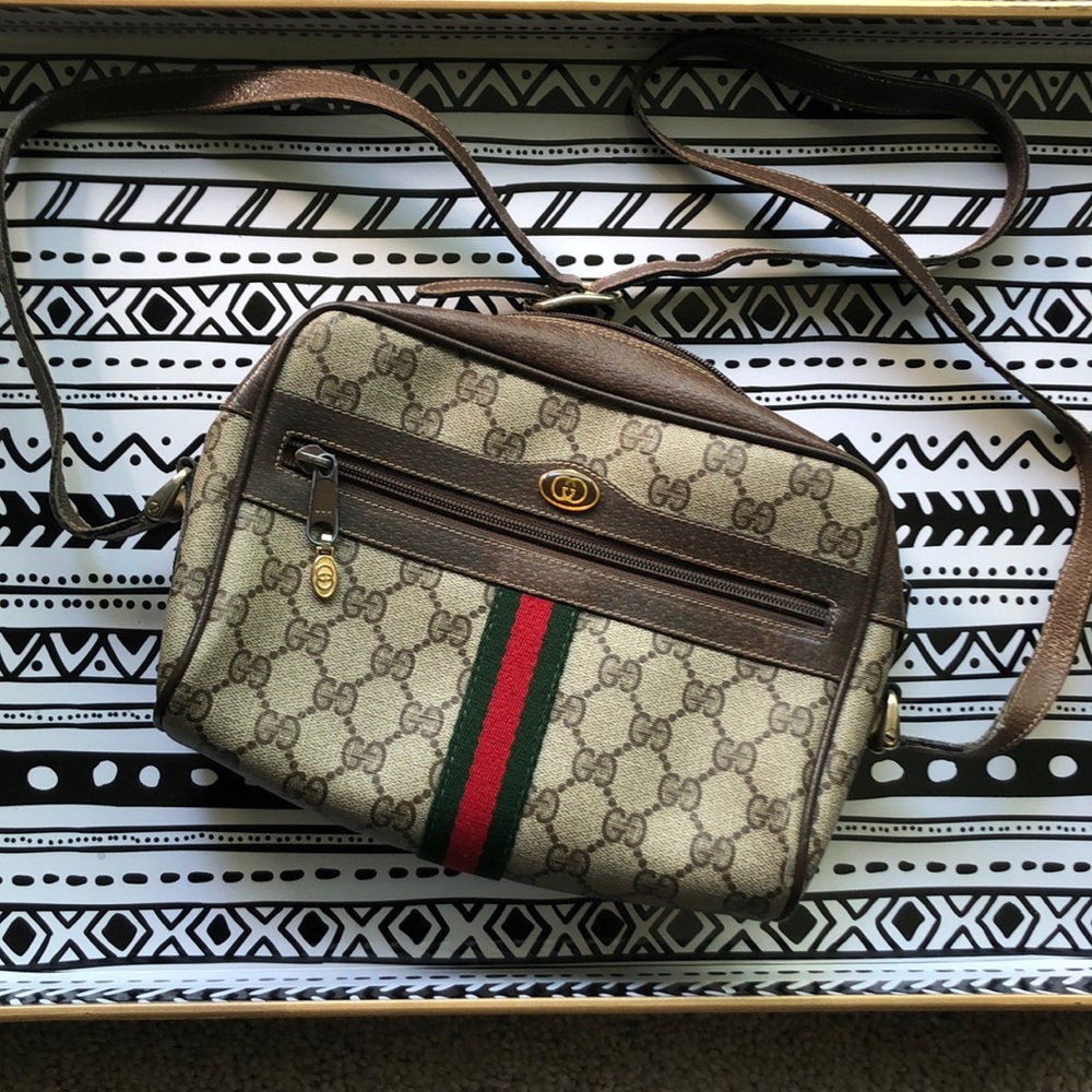 Authentic Gucci Monogram Crossbody